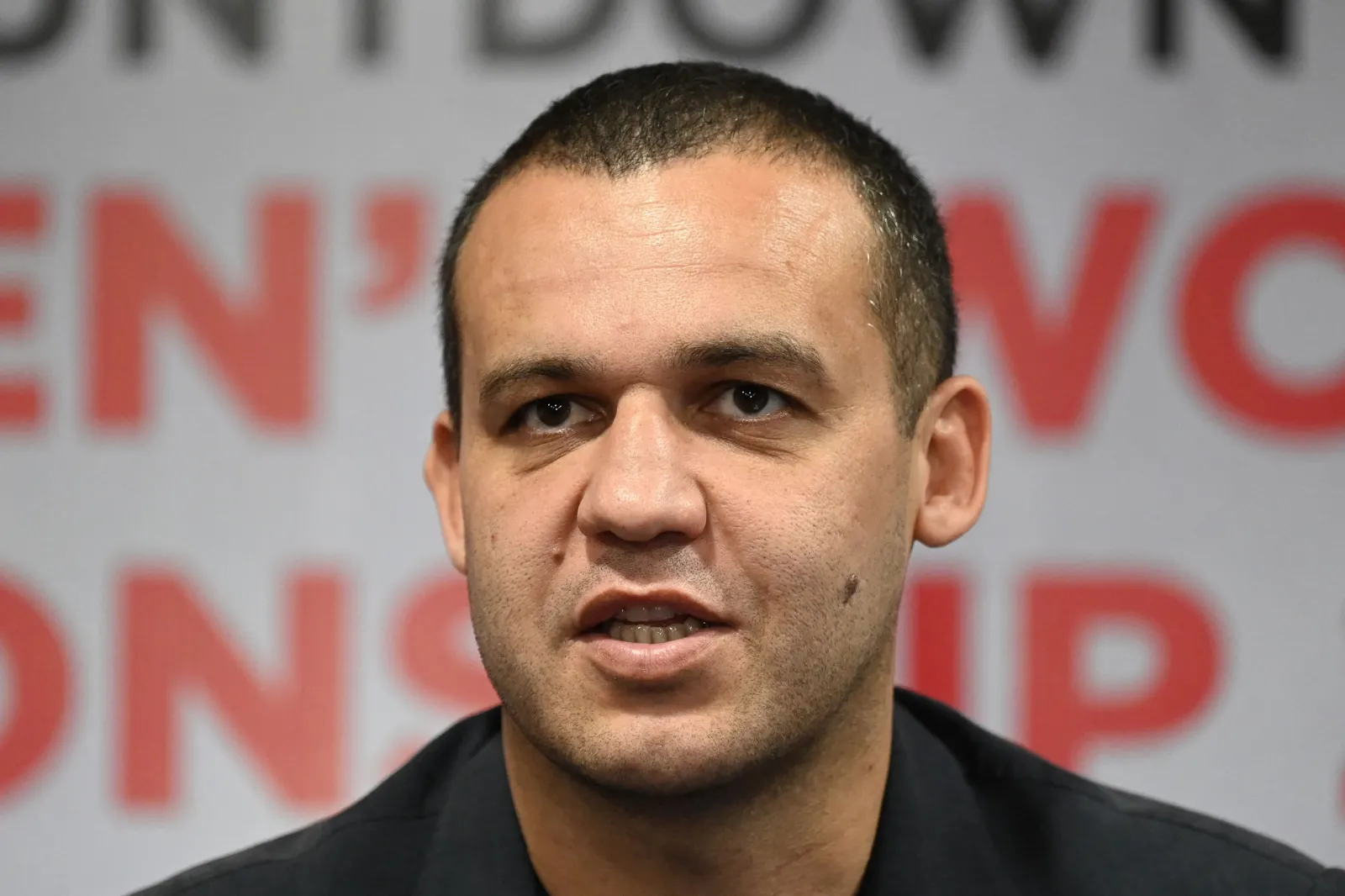 Umar Kremlev speaks during a press conference in New Delhi on November 9, 2022.