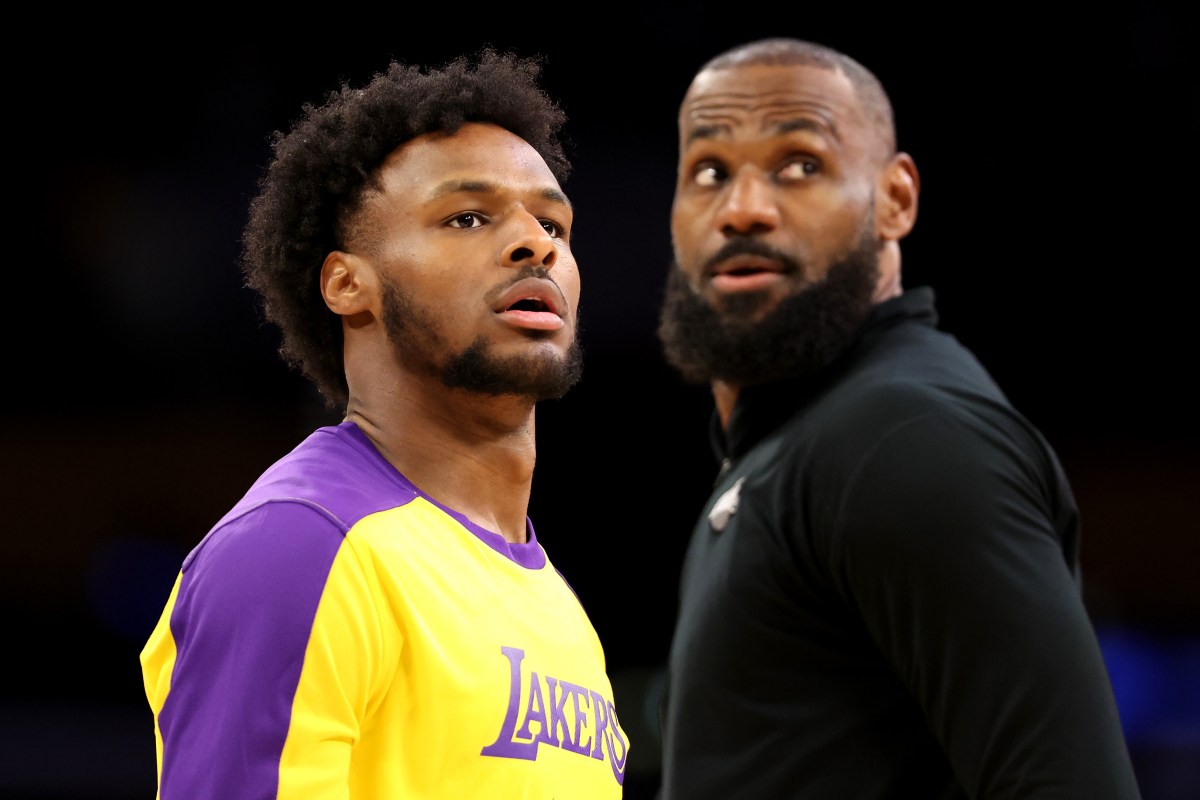 Bronny James Gets Candid About Playing First Lakers Season Without LeBron