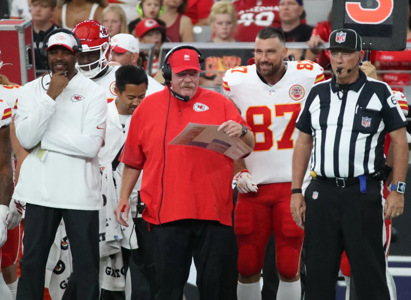 Andy Reid, Travis Kelce