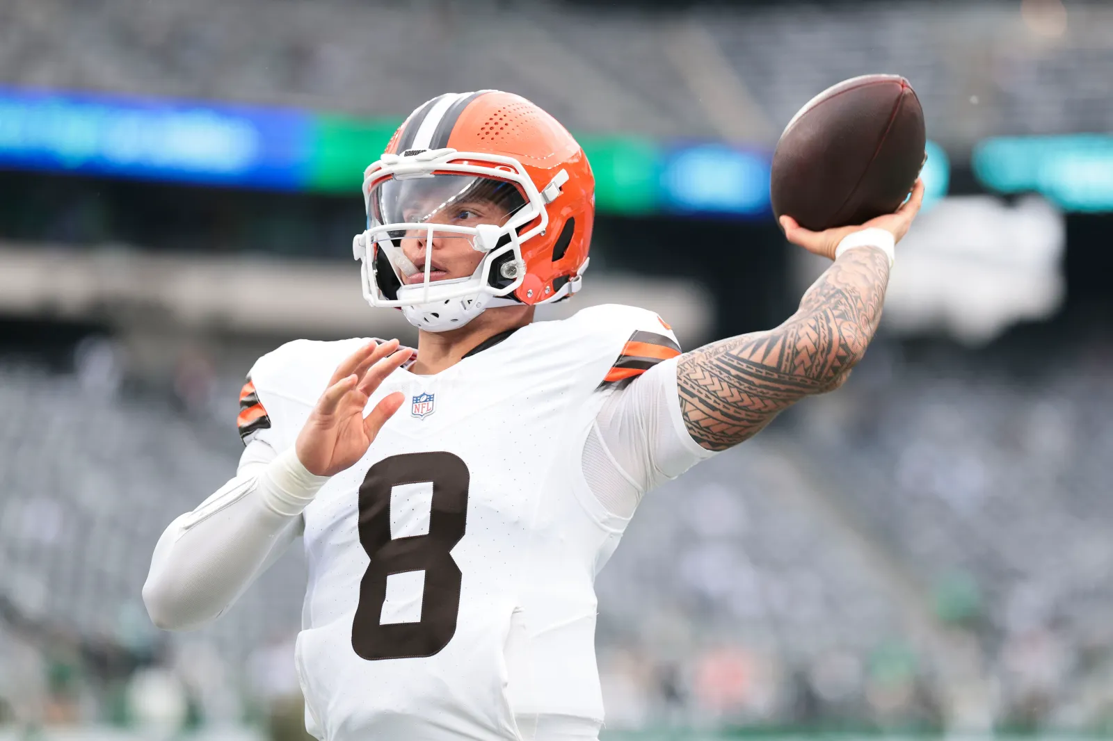Cleveland Browns backup quarterback Dillon Gabriel