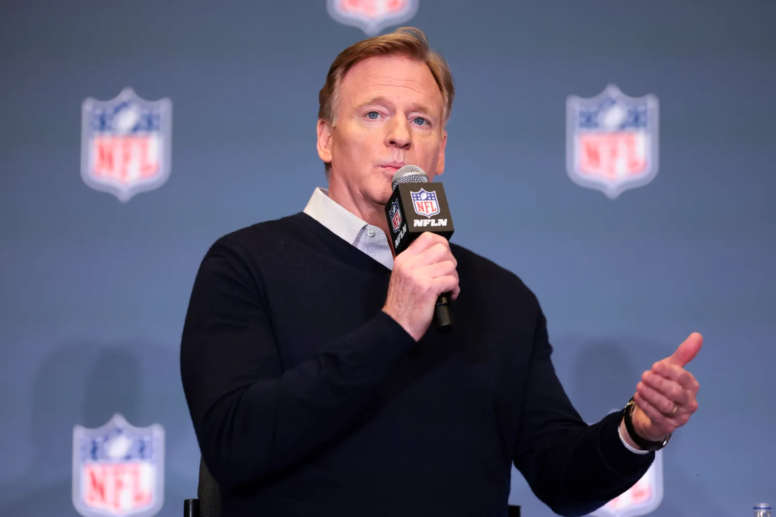 NFL commissioner Roger Goodell.
