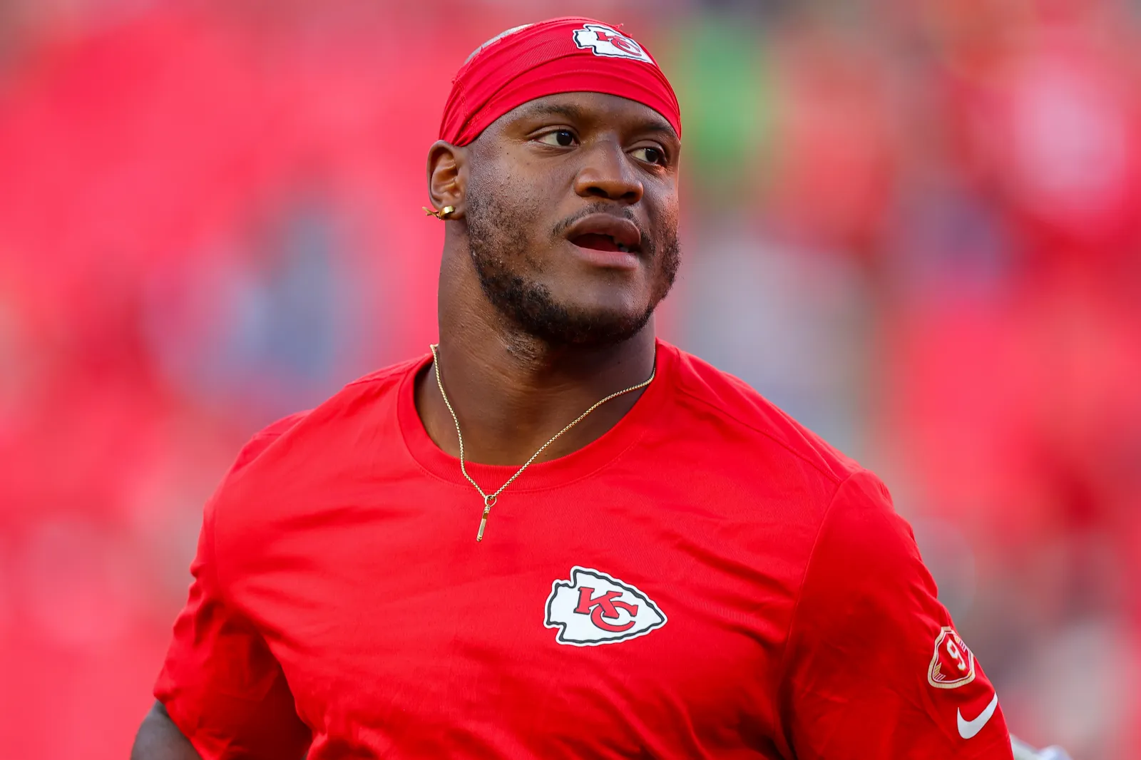 Running back Kenneth Walker III #9 of the Kansas City Chiefs.