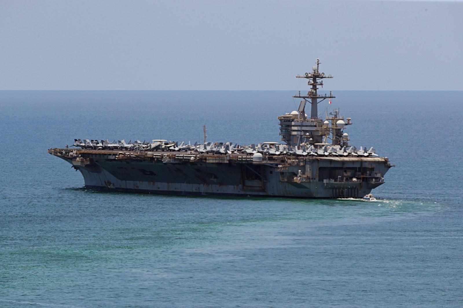 USS Abraham Lincoln Makes First Stop on US Soil In Nine Months