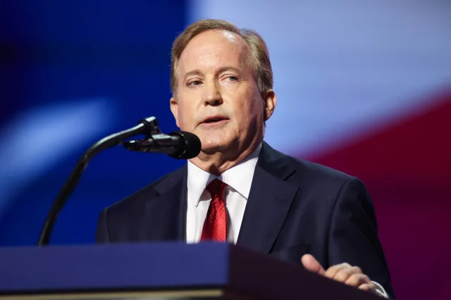 Texas is a Democratic blue mirage. Paxton and the Trump polls could shine a light on it 1 Texas Attorney General Ken Paxton speaks during the Republican National Convention in Dallas on September 9.