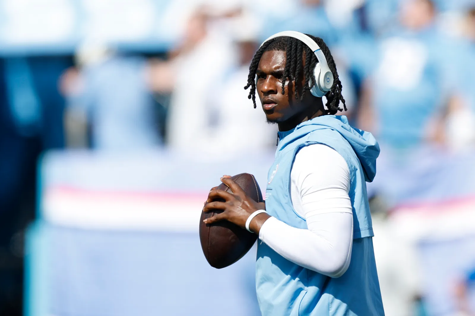 Tennessee Titans quarterback Cam Ward