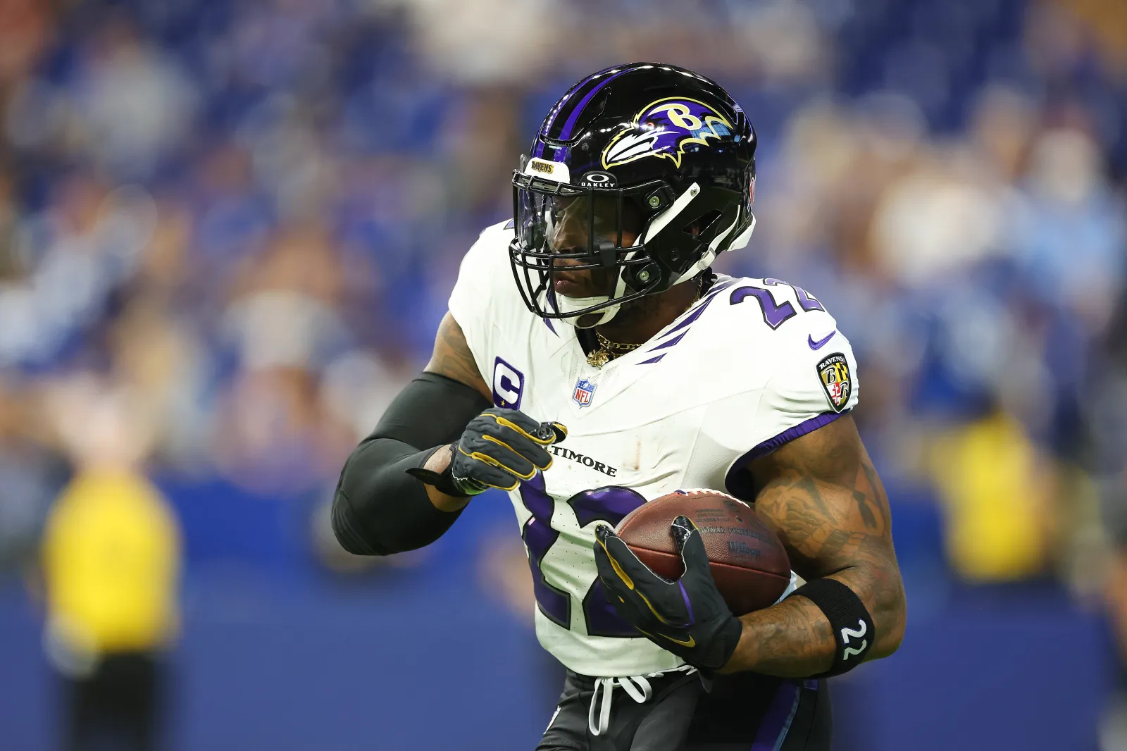 Baltimore Ravens running back Derrick Henry