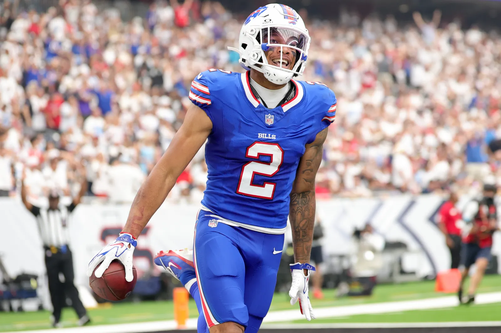 DJ Moore #2 of the Buffalo Bills.