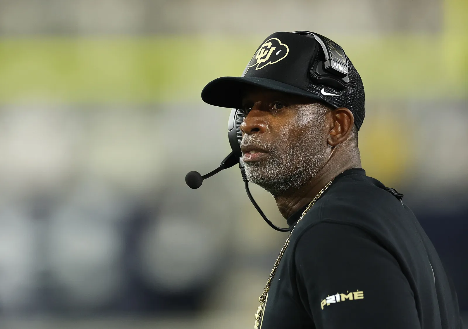 Head coach Deion Sanders of the Colorado Buffaloes.