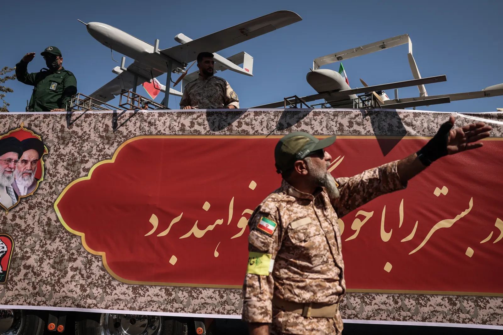 Military forces of the Islamic Republic of Iran conduct street parades and provide military training on September 18, 2026 in Tehran, Iran.
