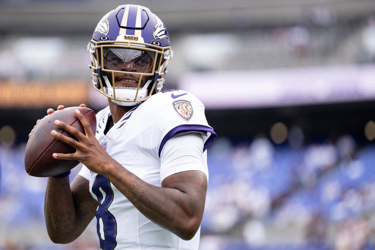 Ravens-in oyun qurucusu Lamar Jackson çərşənbə günü məşqi buraxıb