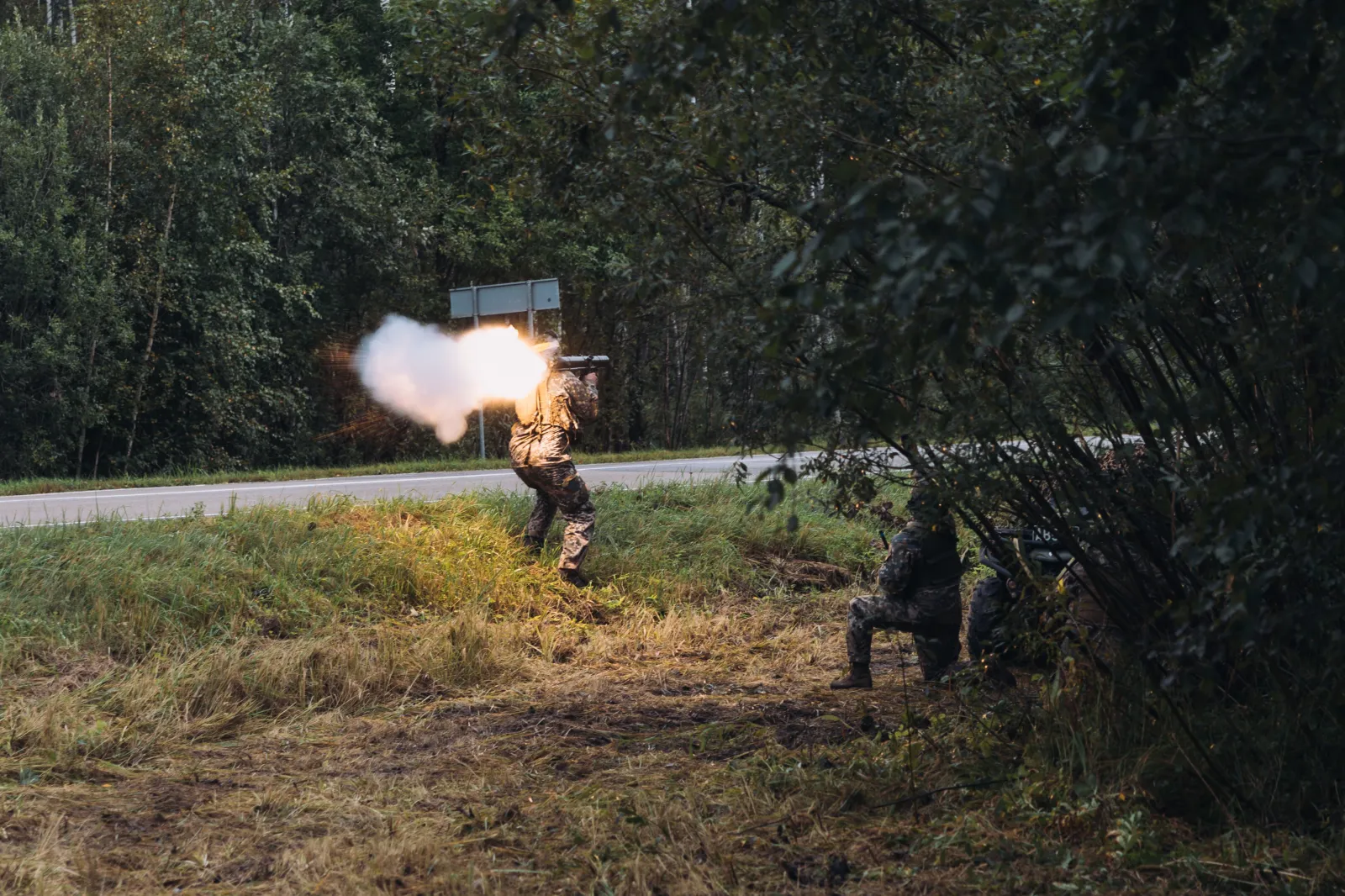 Latvian and allied NATO forces participate in the NAJMES 2026 military exercises in Latvia on September 23, 2026.