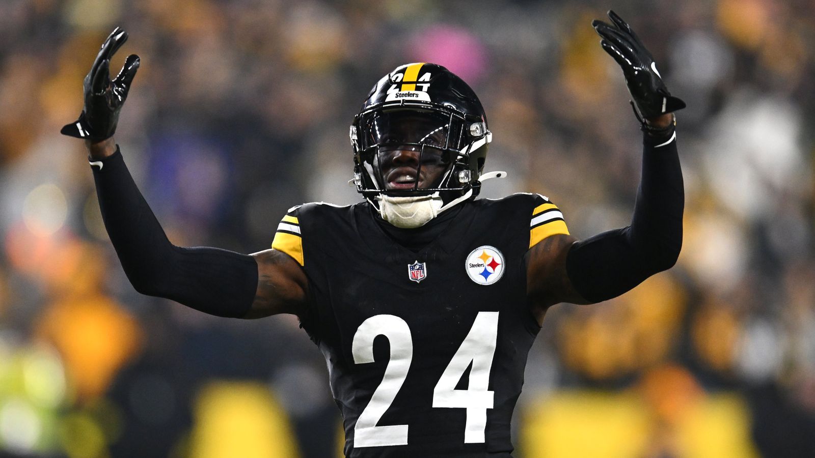 Joey Porter Jr. #24 of the Pittsburgh Steelers