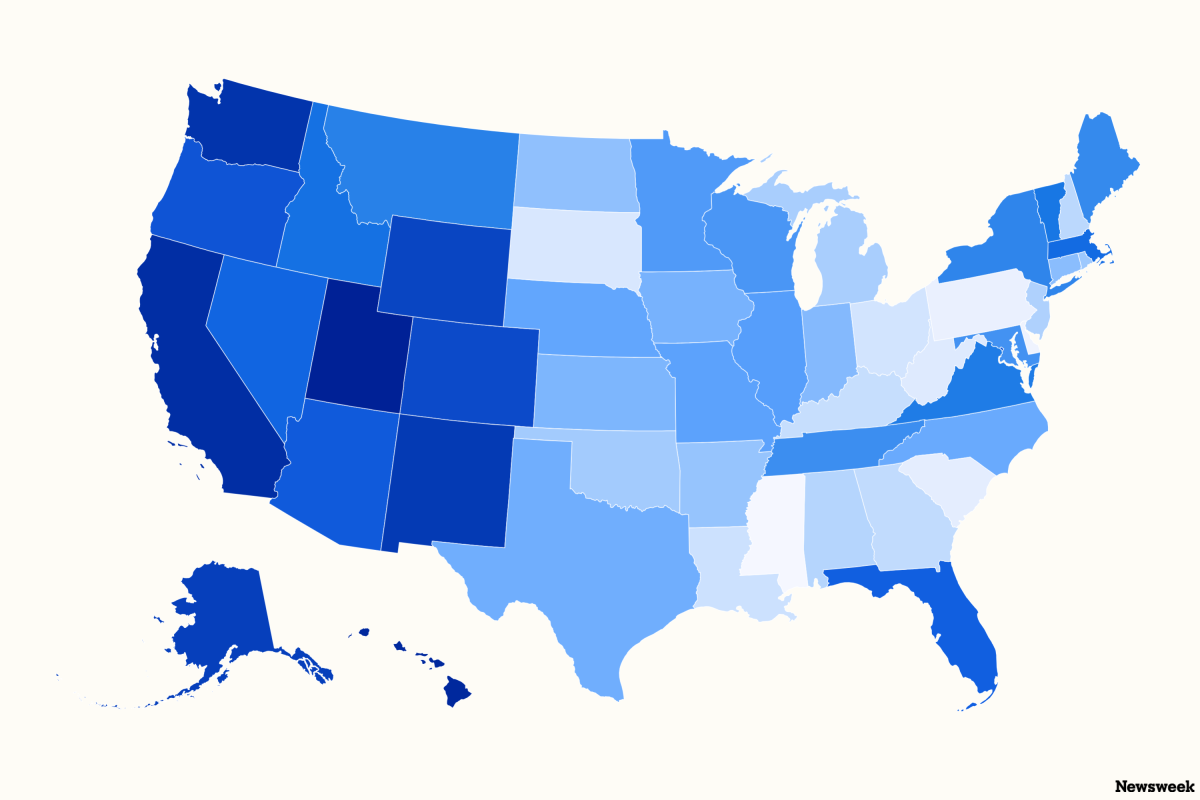 States With the Highest Student Debt As Federal Loan Deadline Looms: Map