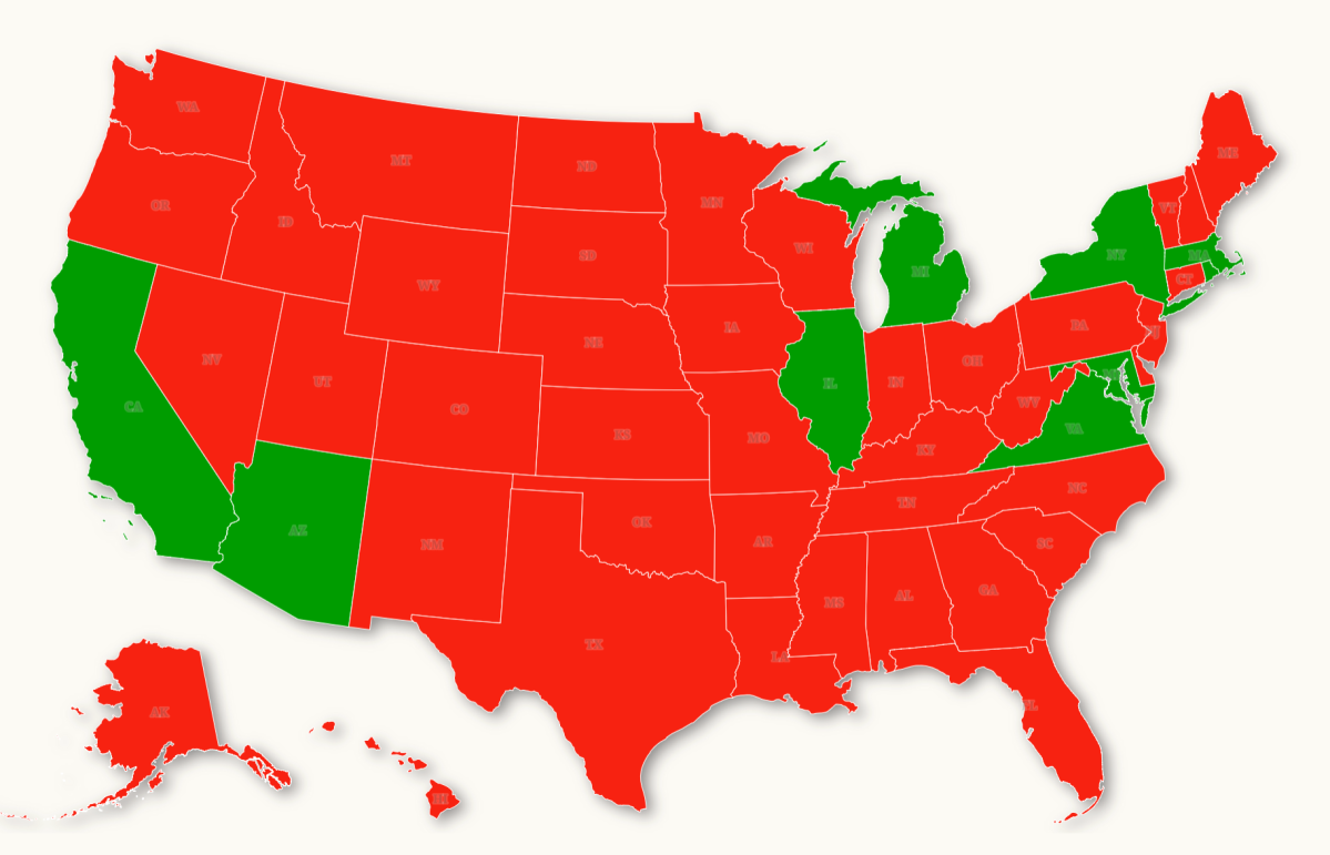 SNAP Benefits Maps Show States Impacted by Proposed Fast Food Ban