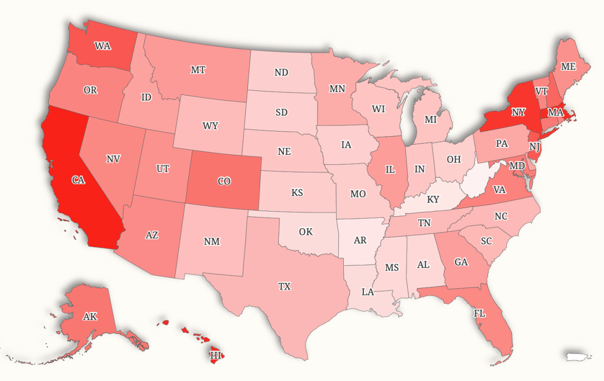 Map Shows States Where Social Security Retirees Face Biggest Shortfall