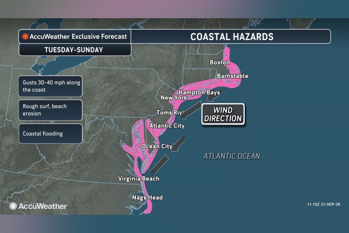 Maps Show Where Powerful Nor'easter Threatens Travel, Flooding This Week