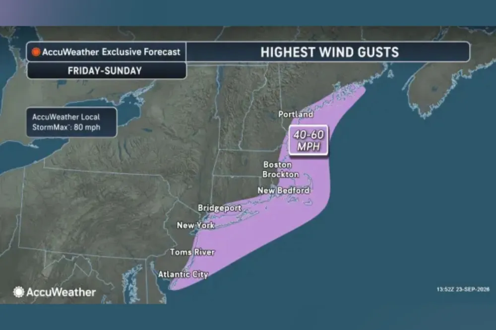 Nor'easter Update: Path of Storm as East Coast To Be Hit With Hurricane ...