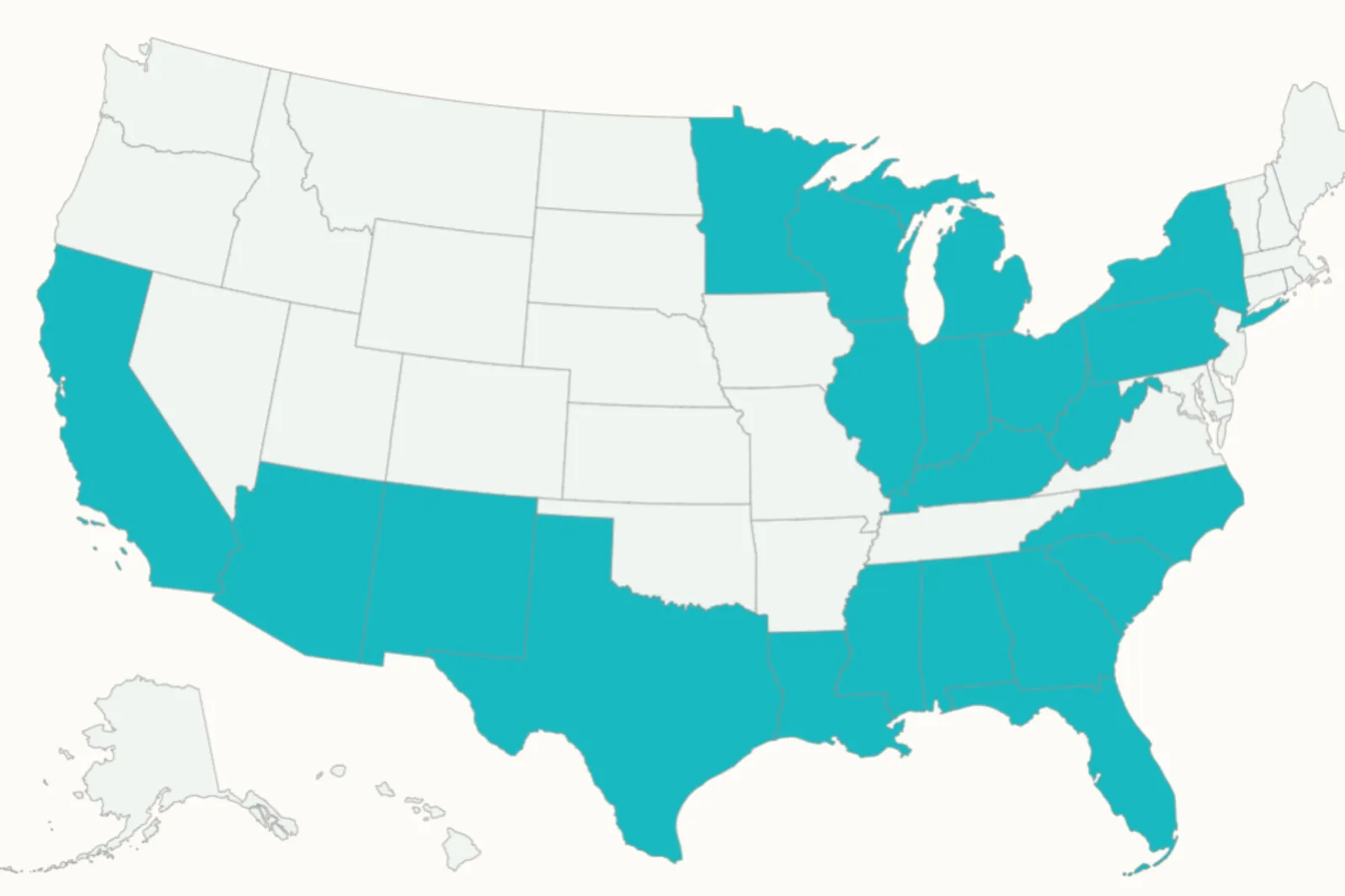 Image for article: Map Shows States Most Exposed to El Niño Flood Risk