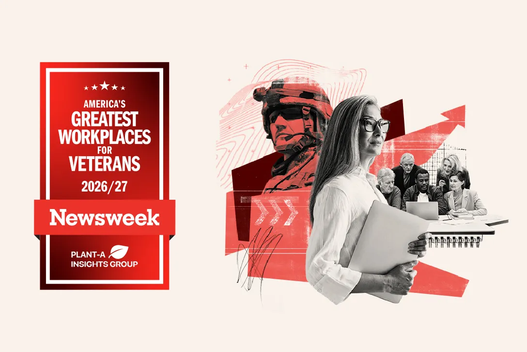 Image for article: America's Greatest Workplaces for Veterans 2026/27