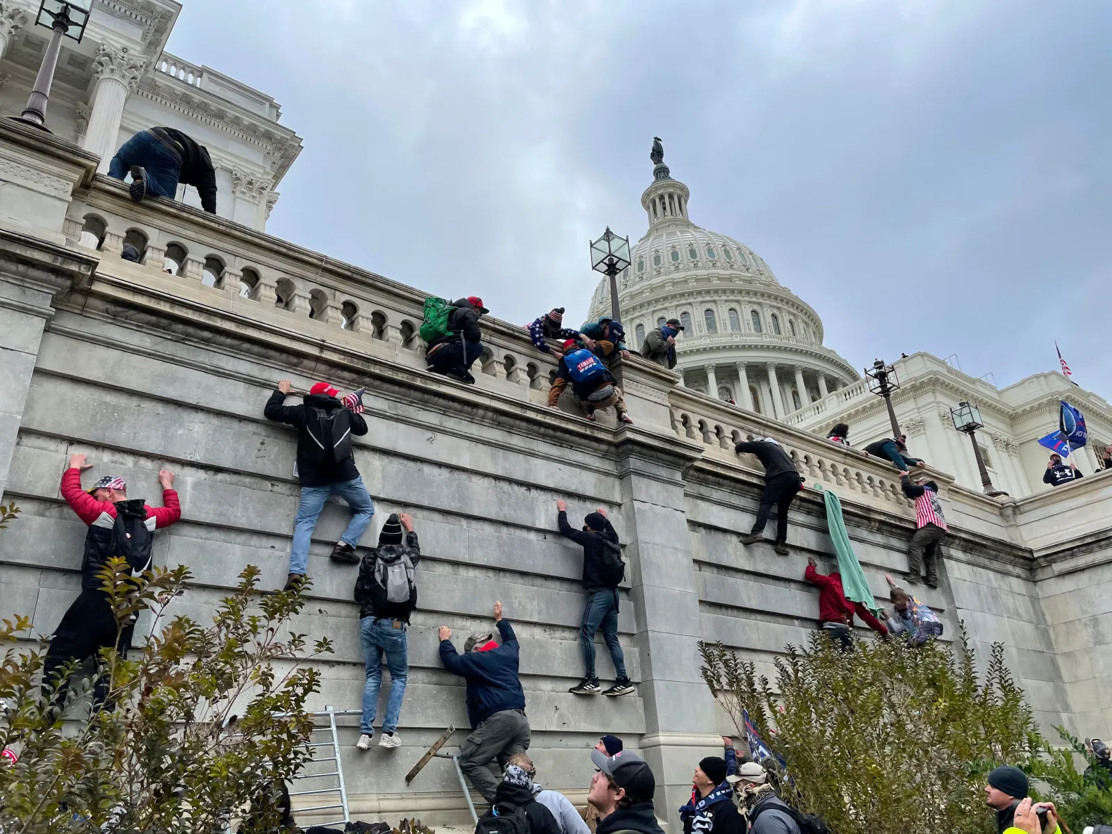 The United States Capitol Building was breached by thousands of protesters during a "Stop the Steal" rally in support of President Donald Trump during the worldwide coronavirus pandemic on January 6, 2021, in Washington D.C. | STRF/STAR MAX/IPx Via AP