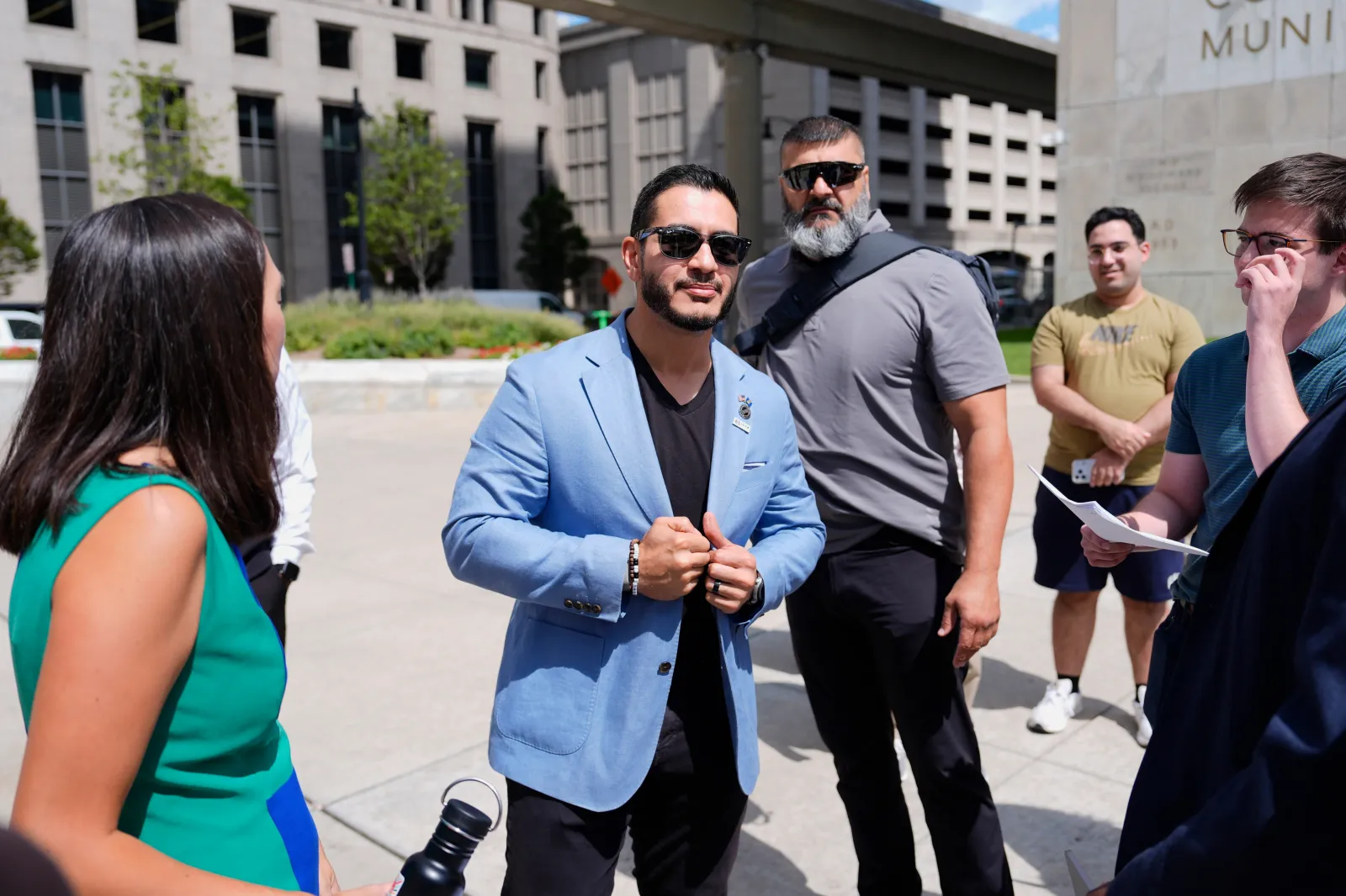 Democratic Michigan Senate candidate Abdul El-Sayed in Detroit on August 19.