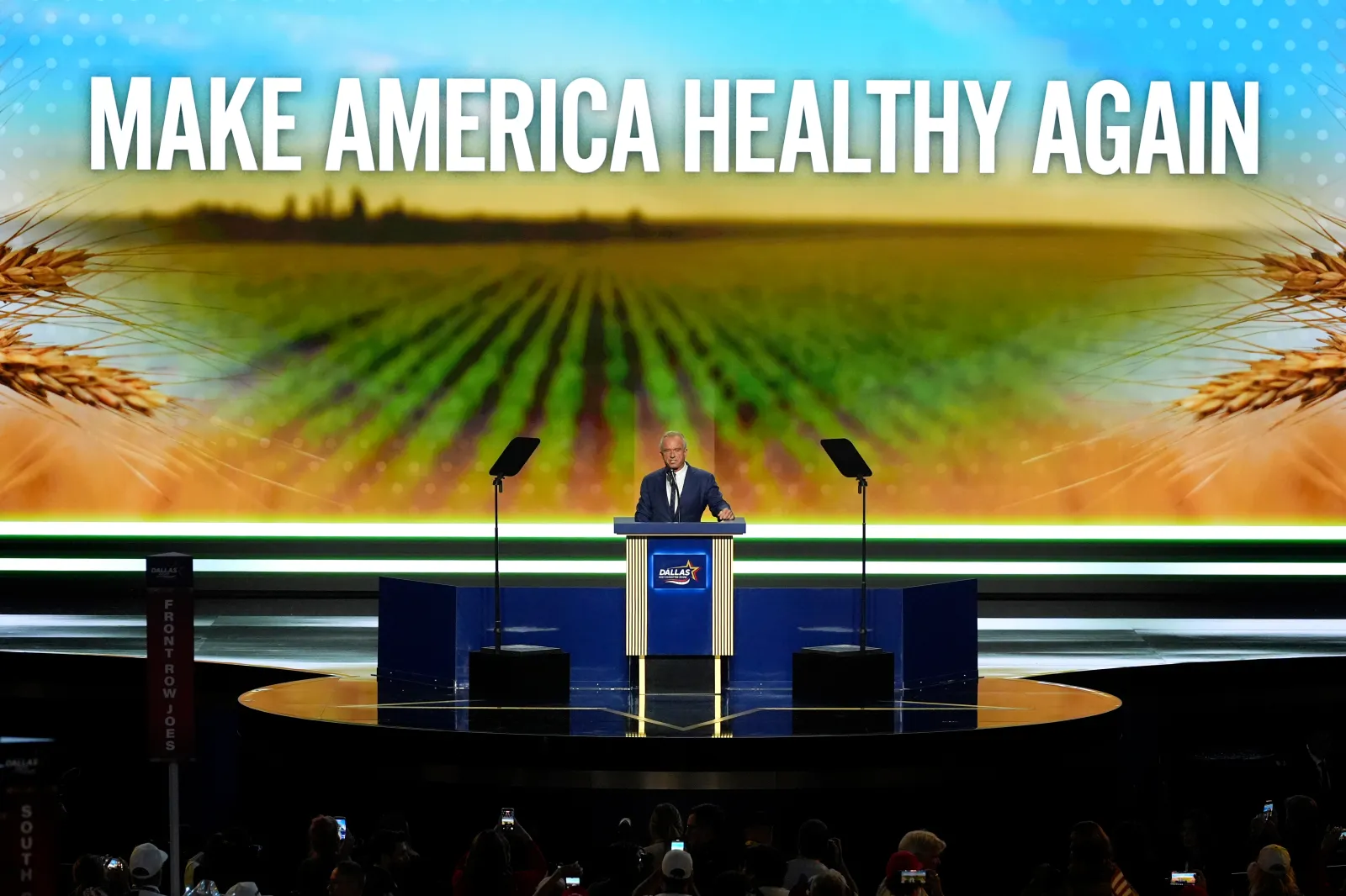 Health and Human Services Secretary Robert F. Kennedy Jr., speaks at the Republican convention on September 10, in Dallas.