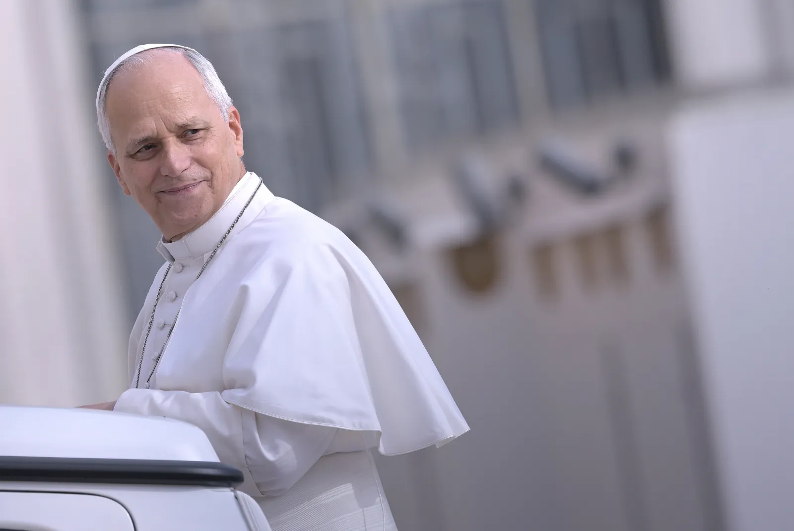 Pope Leo XIV, as shown in "The Picture" collection. (Stefano Spaziani/picture-alliance/dpa/AP Images)