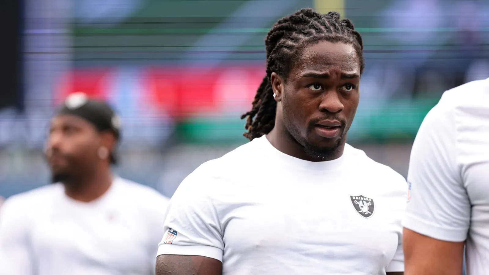 Ashton Jeanty #2 of the Las Vegas Raiders