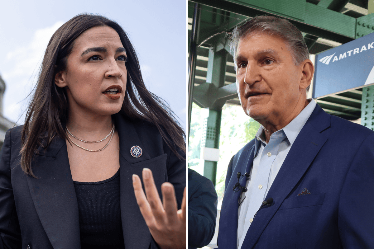 Collins and Jackson Bring Longtime Rivals Manchin, AOC Into Maine Fight