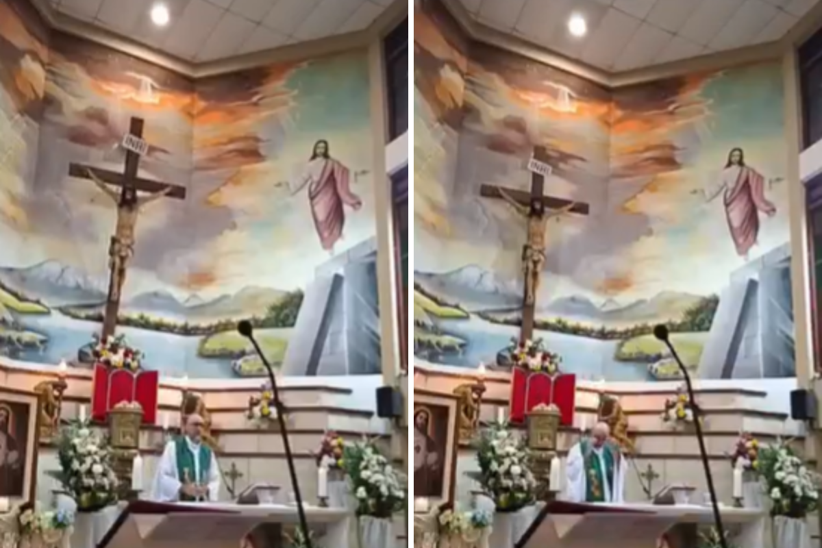 Priest Dies After Statue of Jesus Falls On Him During Mass Livestream