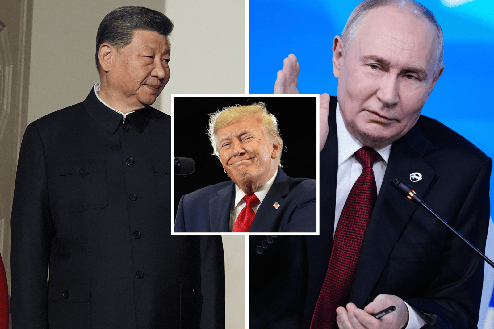 newsweek.com - Jordan King - Trump photos with Putin and Xi spotted in White House