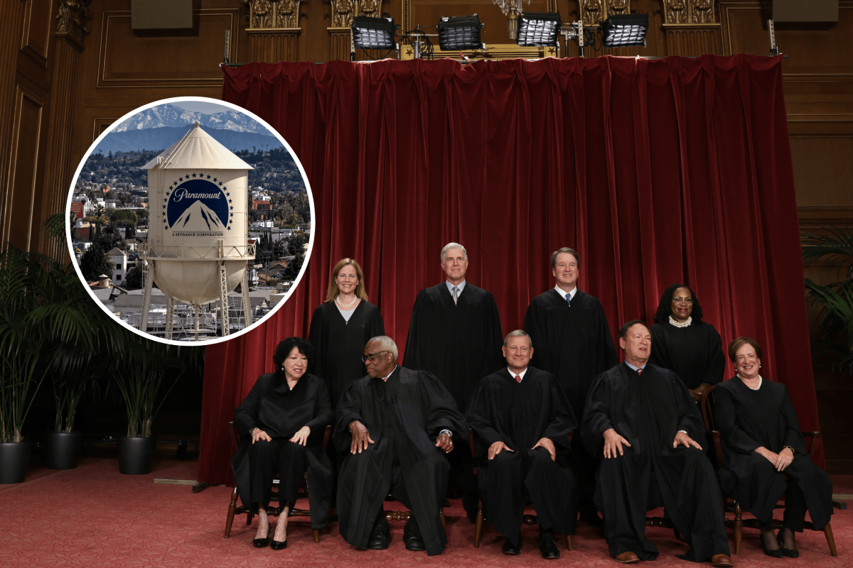 Supreme Court Justices Laugh at Lawyer's Answer in Paramount Case