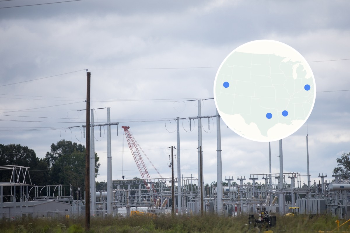 Map Shows States Where Biggest Data Centers Are Being Built