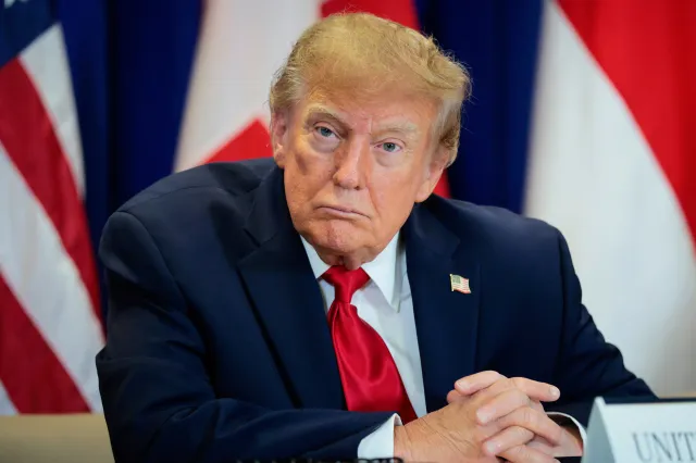 Map shows Trump's approval rating in each state 1 month through midterms 1 Donald Trump looks at U.N. Headquarters on September 22, 2026 in New York City.