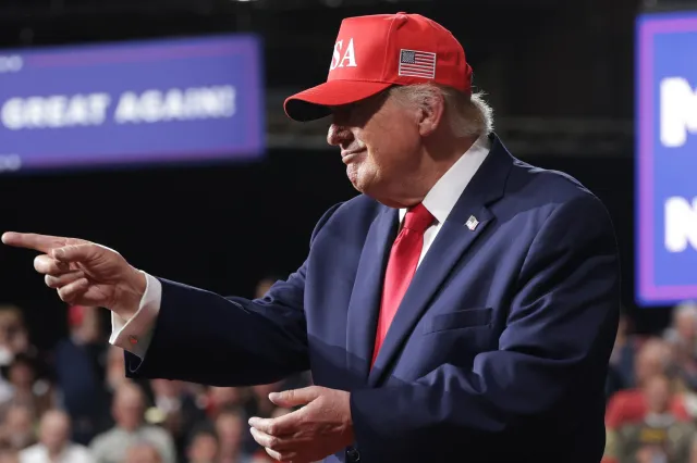 Trump changes tone in midterms as GOP fears electoral rout 2 Trump during an election rally at Majestic Valley Arena on October 14, 2026, in Kalispell, Montana.