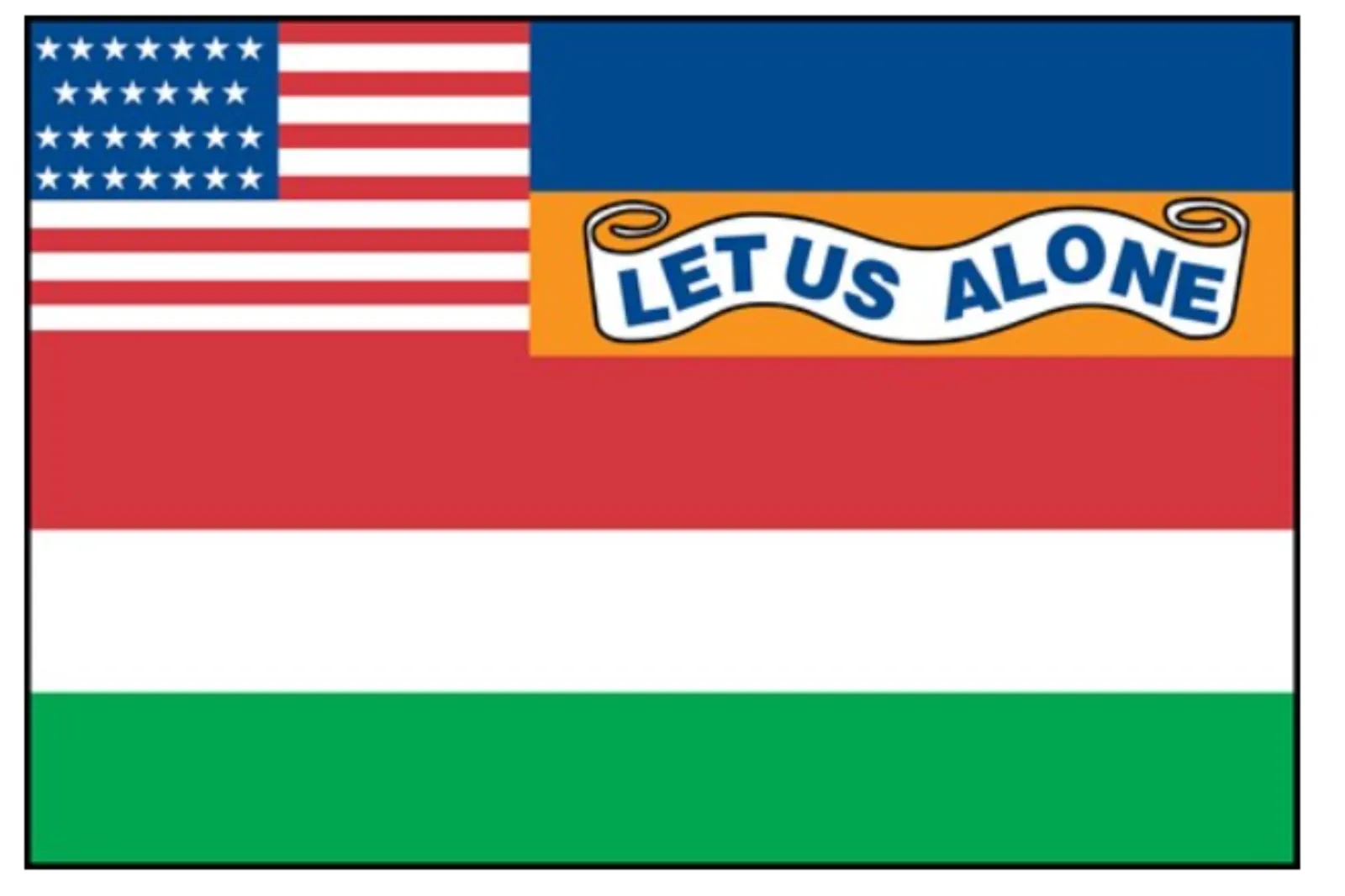 Florida's unofficial state flag that dates back to 1845.