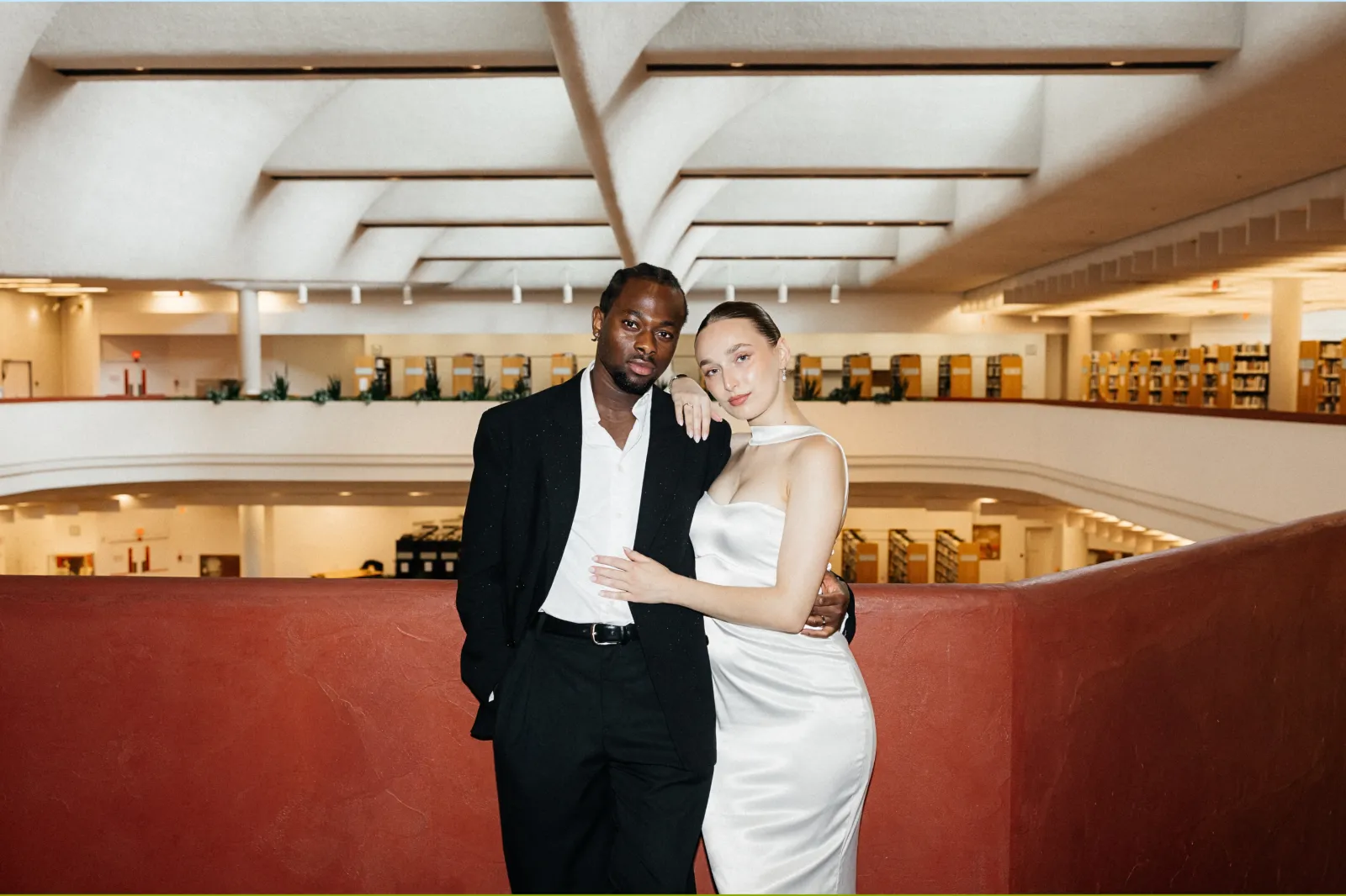 Elisabeth Cabrera Veronese and Amara Kaira Kaira at a formal event.