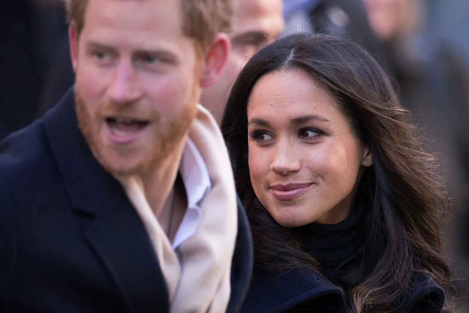 Meghan Markle and Prince Harry at the Terrance Higgins Trust World AIDS Day charity fair at Nottingham Contemporary on December 1, 2017.