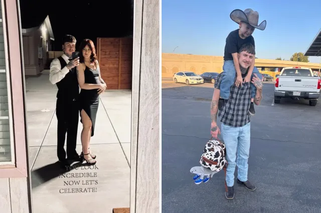 Couple welcomes third baby: a few weeks later, dad receives devastating diagnosis 1 Jacobey and Bailey Severns posing during her pregnancy, and Jacobey posing with their son.