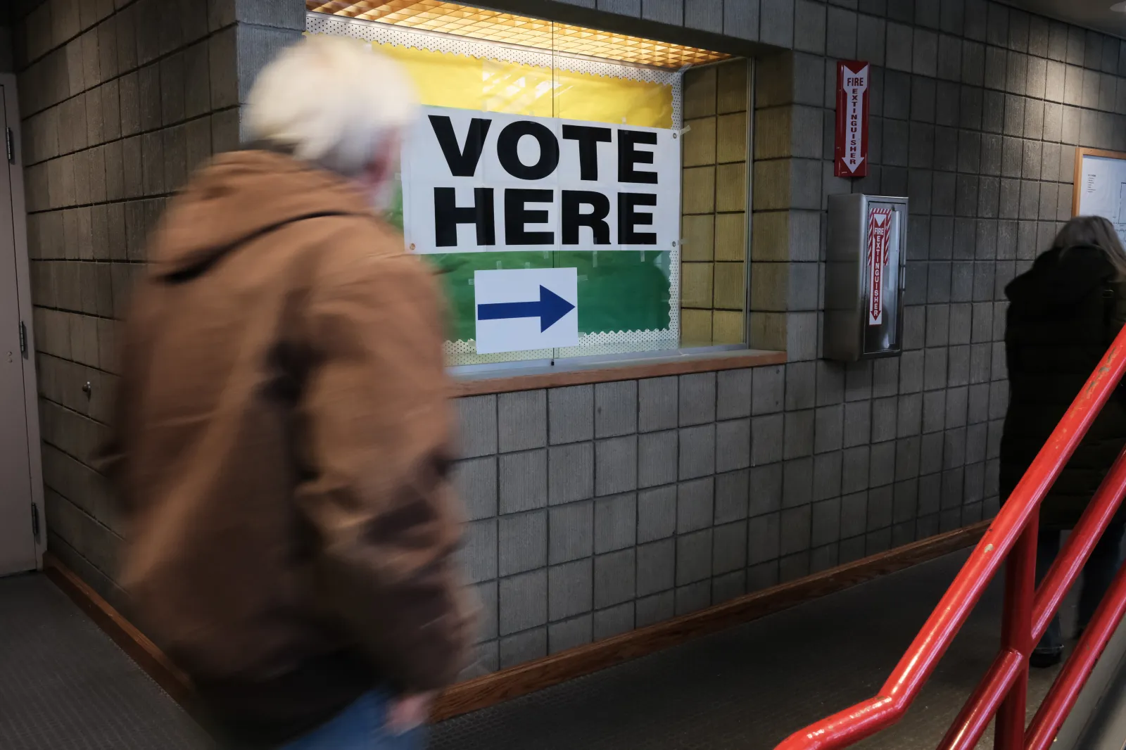 Alaskans vote at a polling station in downtown Anchorage on November 8, 2022 in Anchorage, Alaska.
