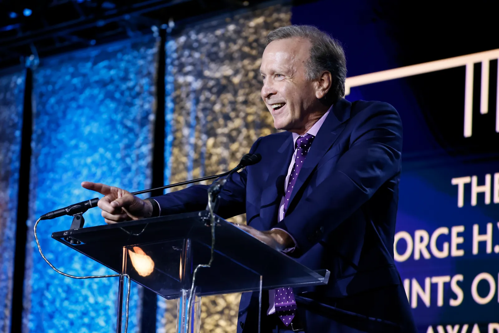 Neil Bush, founder of the George H.W. Bush Foundation, speaks on stage during the George H.W. Bush Points of Light Awards at the Ritz-Carlton on October 6, 2025 in Washington, DC.