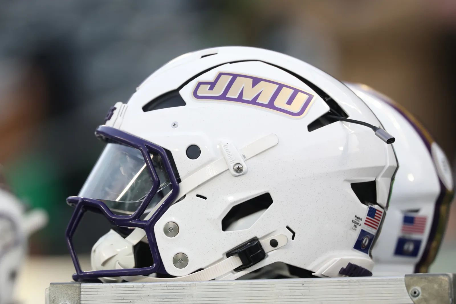 James Madison Dukes helmet.