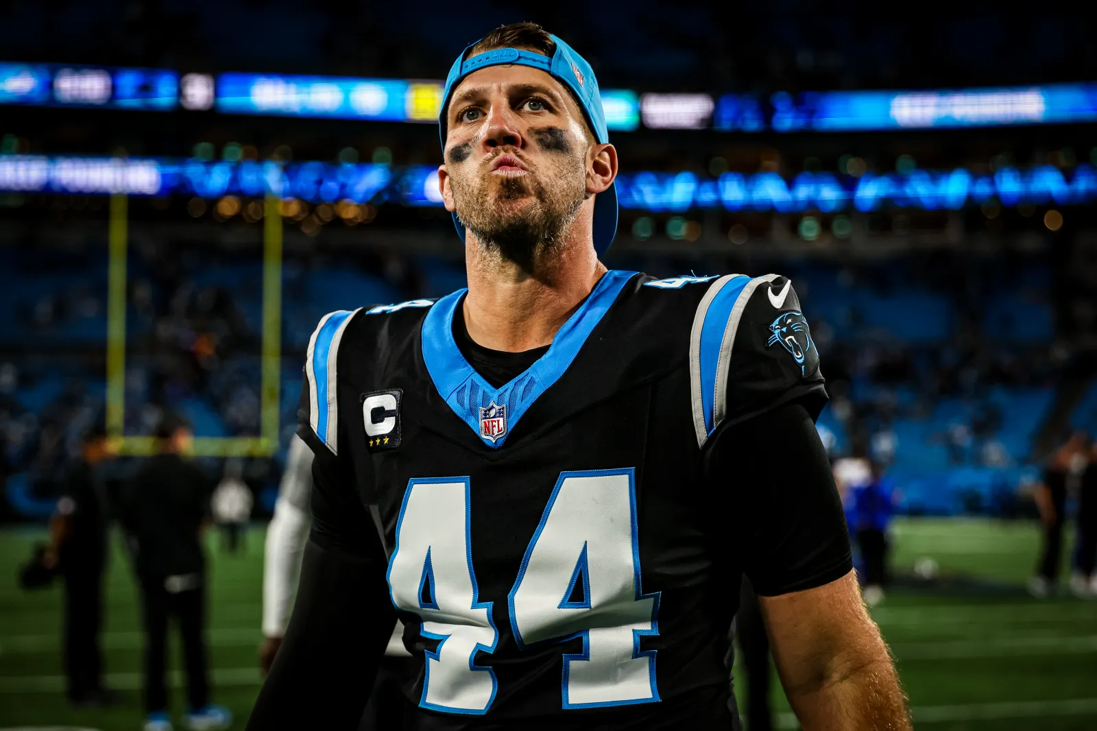 JJ Jansen #44 of the Carolina Panthers.