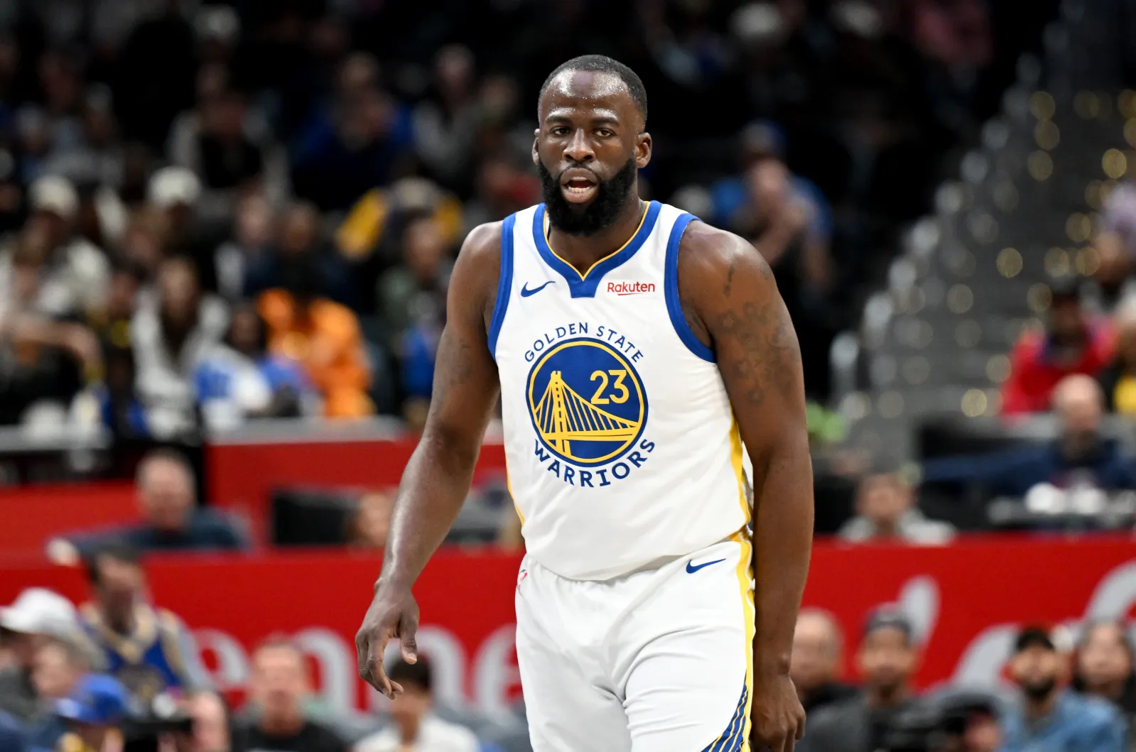 Warriors star Draymond Green during game against Wizards