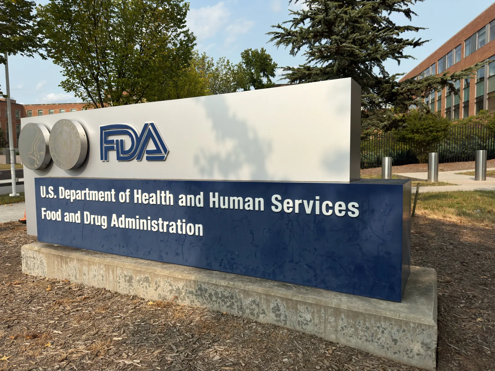 File photo of the Food and Drug Administration headquarters in Rockville, Maryland, on September 5, 2025.