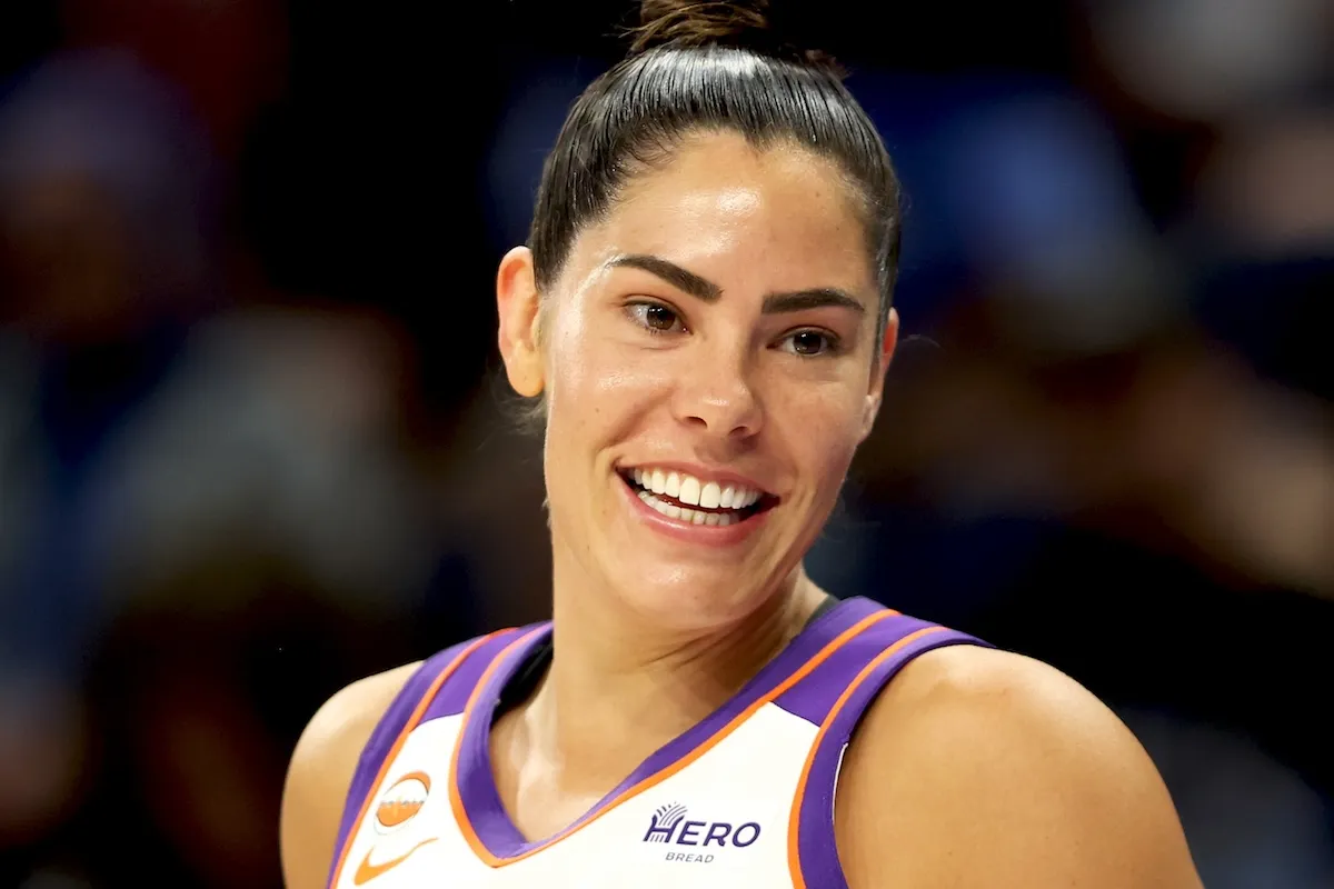 Phoenix Mercury star Kelsey Plum reacts during game against Chicago Sky