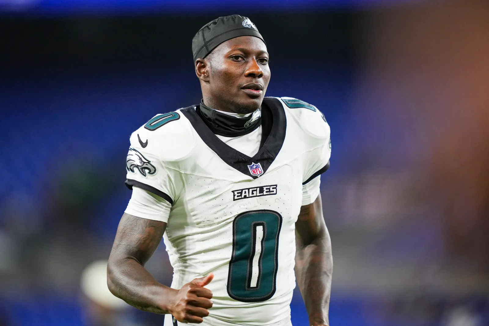 Hollywood Brown #0 of the Philadelphia Eagles.