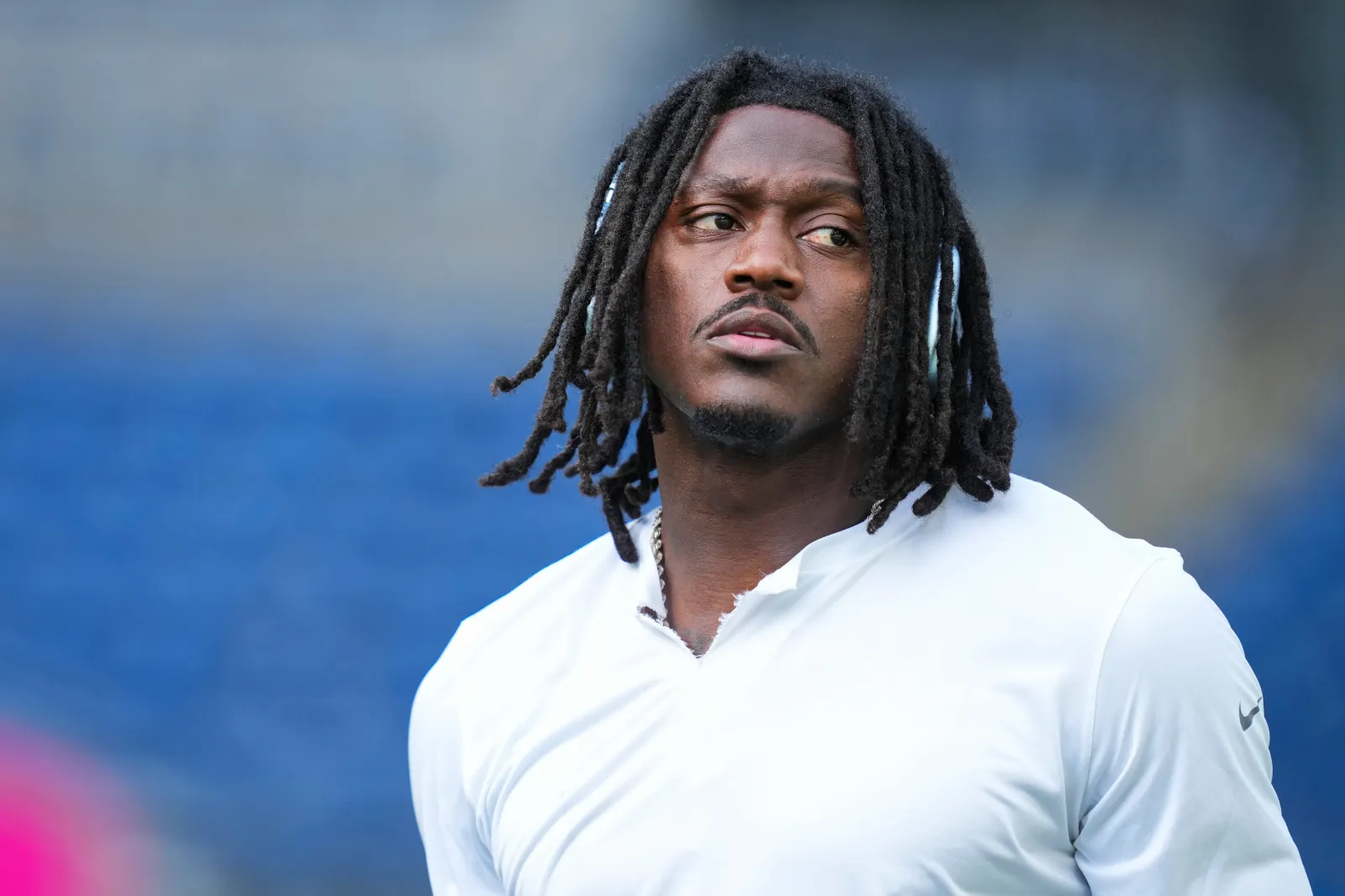 A.J. Brown #1 of the New England Patriots.