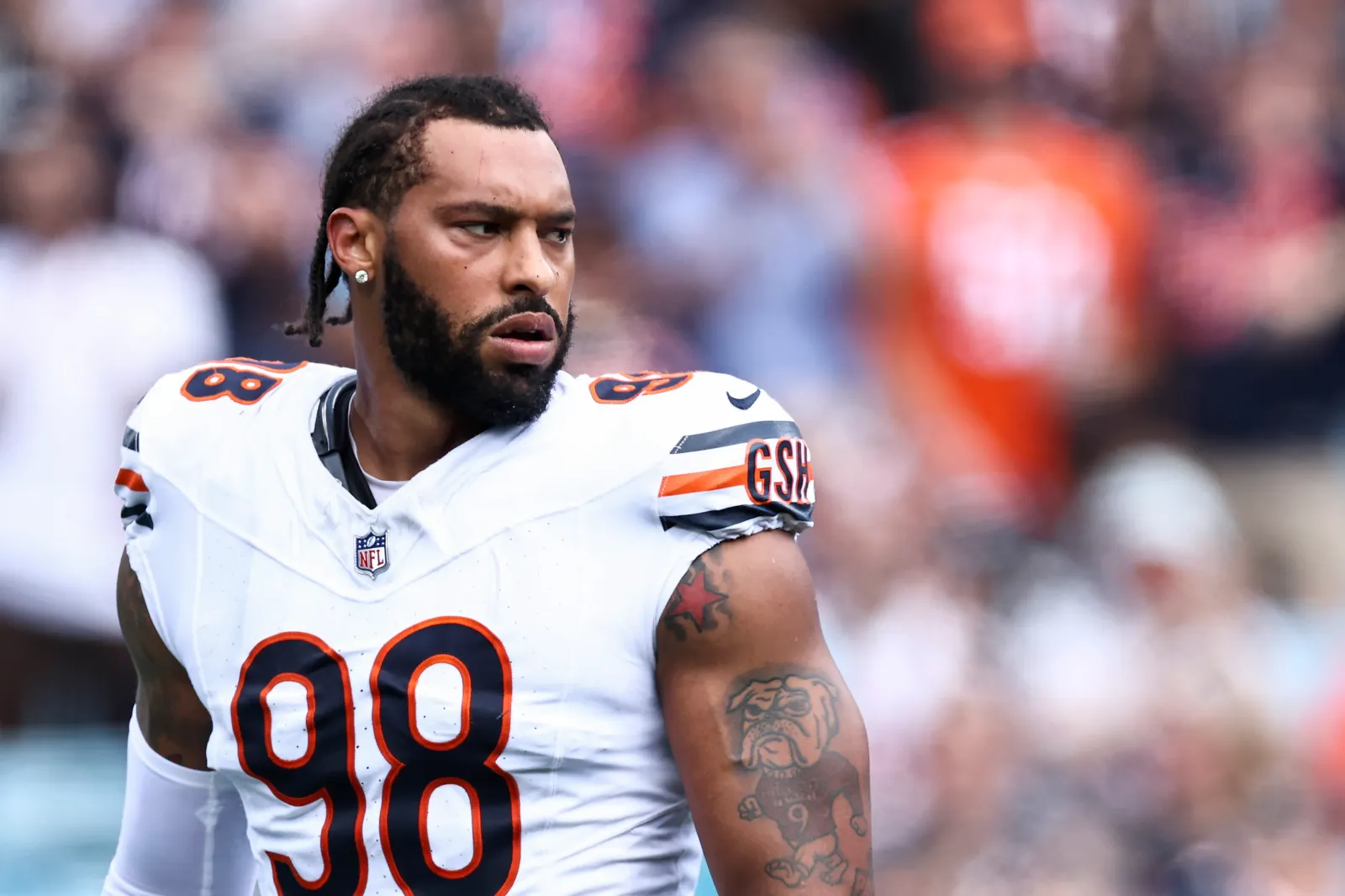 Montez Sweat #98 of the Chicago Bears