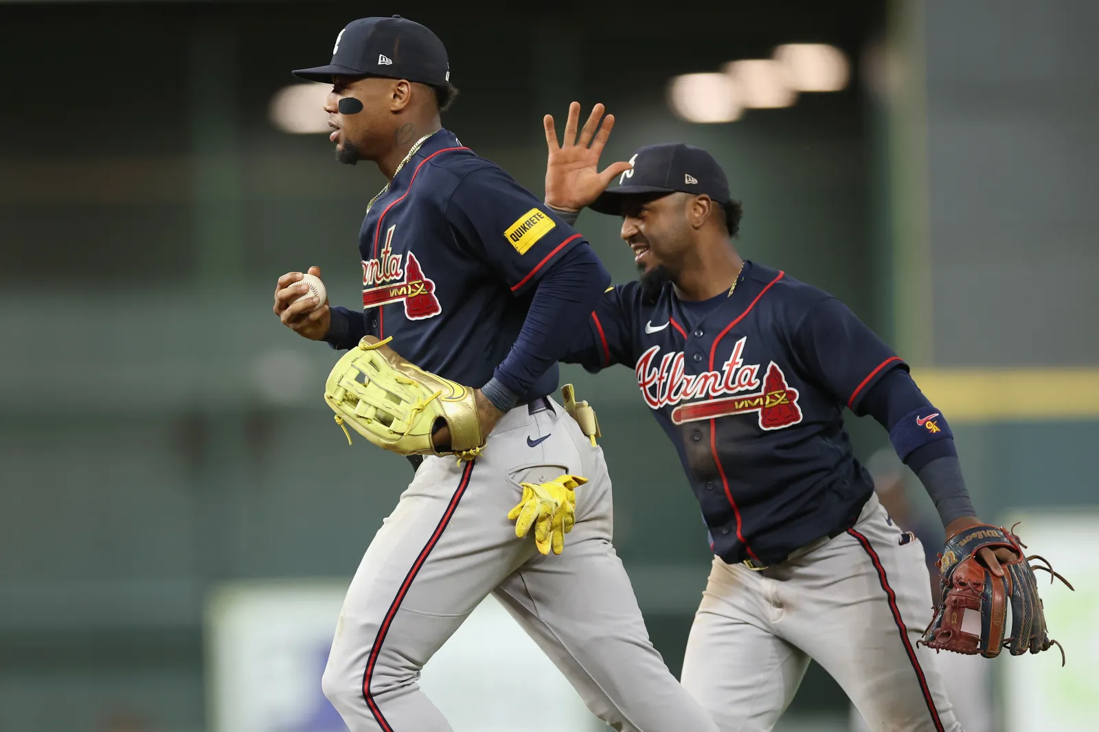 Ronald Acuna Jr. and Ozzie Albies